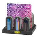 Encendedor CLIPPER Metálico Gold - Display 12x