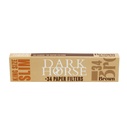 Hojillas Dark Horse Brown King Size - Display 25x