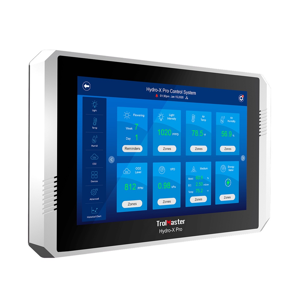 TrolMaster Controlador Hydro-X PRO (Incluye Sensor 4 en 1 MBS-PRO)