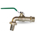 [AV-302-050] Canilla Bronce Esférica Reforzada - 1/2" con Rosca Macho 3/4"