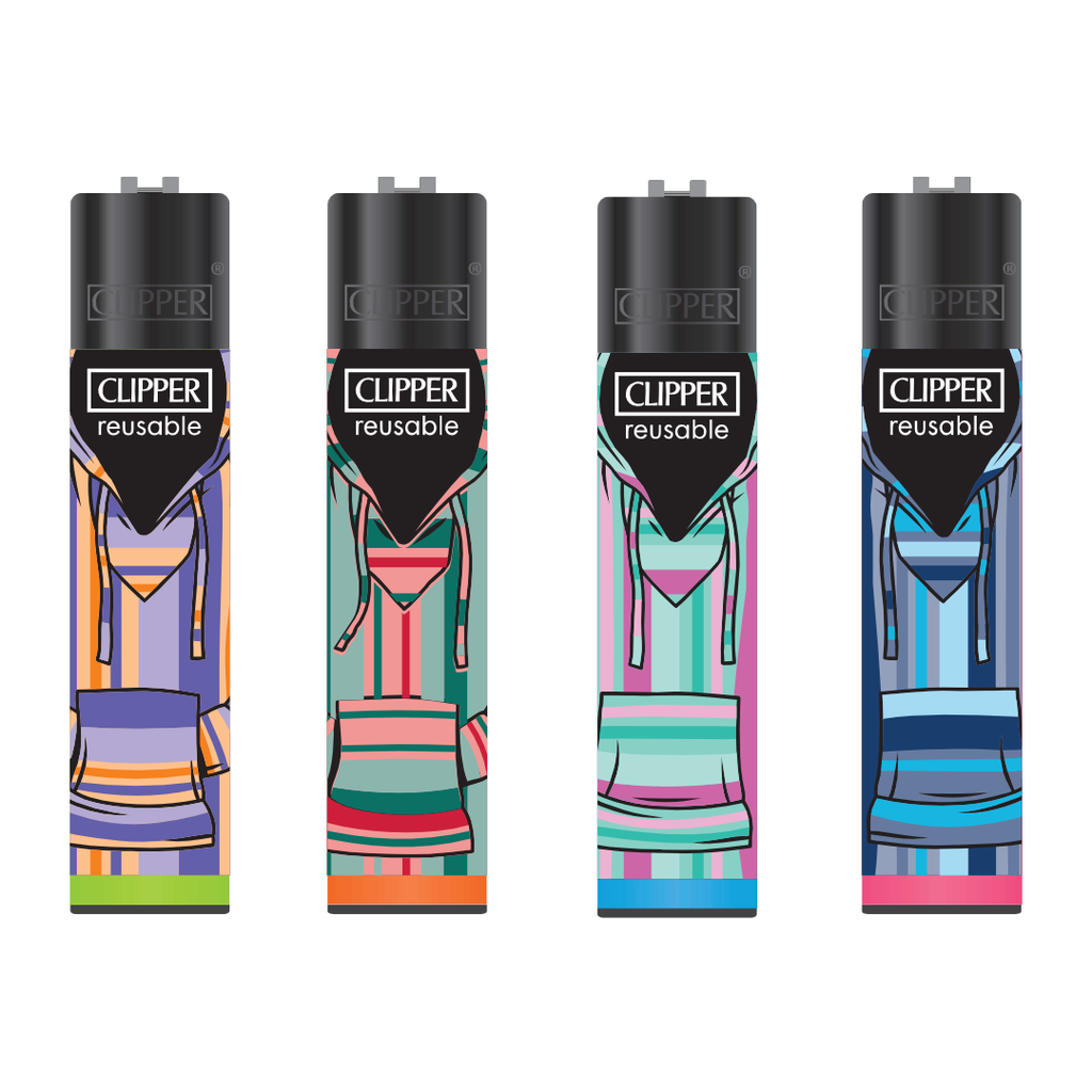 Encendedores CLIPPER - Colección Jerga Vision - Display 24x
