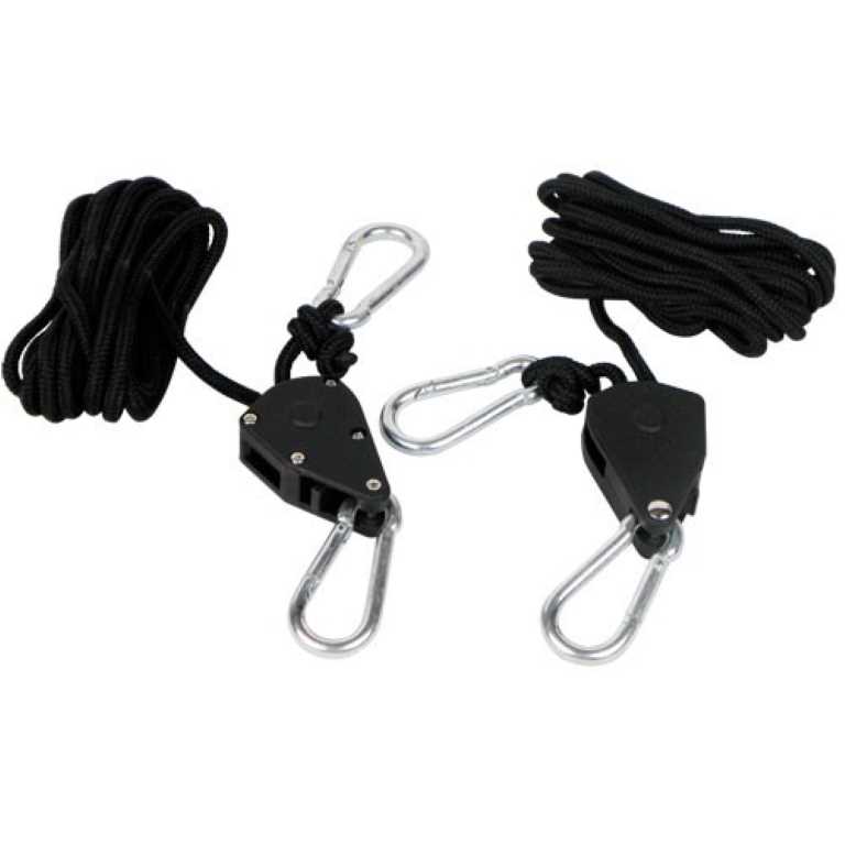 Poleas con freno Rope Ratchet (Pareja) 68 Kg. Max.