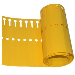 [ETA8] Etiqueta Naranja Doblar 1,3 x 12 cm - Pack 100 Uds